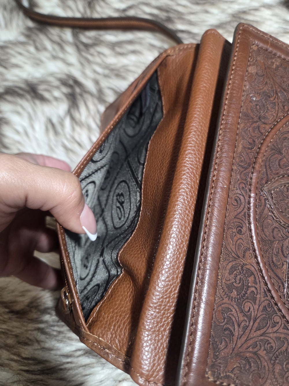 Brighton Ferrara Whisky Mystique Slim Leather Organizer - Picture 8 of 14